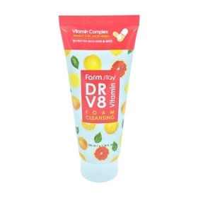 Пенка для умывания FarmStay DR-V8 Vitamin Foam Cleansing