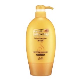 Шампунь для волос Man with Flowers Keratin Silkprotein Hair Shampoo