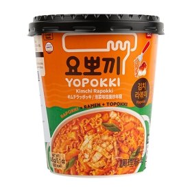 Рисовые клёцки с лапшой рапокки Yopokki Kimchi Rapokki