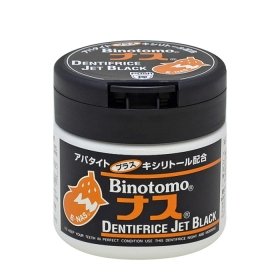 Зубной порошок Fudo Kagaku Bintomo Nasu Dentifrice Jet Black