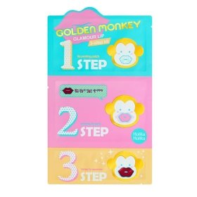 Набор для губ Holika Holika Golden Monkey Glamour Lip 3-Step Kit