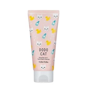 Очищающая пенка Holika Holika Dust Out DODO Cat 3 in 1 Trans Foam Cleanser