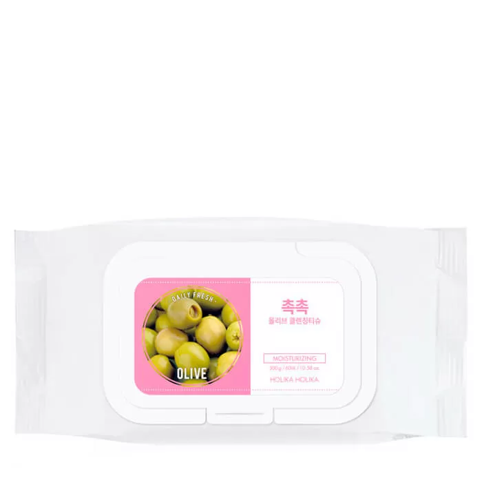 Очищающие салфетки Holika Holika Daily Fresh Olive Cleansing Tissue – купить в Москве | Интернет-магазин SIFO