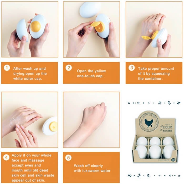 Пилинг-гель для лица Holika Holika Smooth Egg Skin Peeling Gel