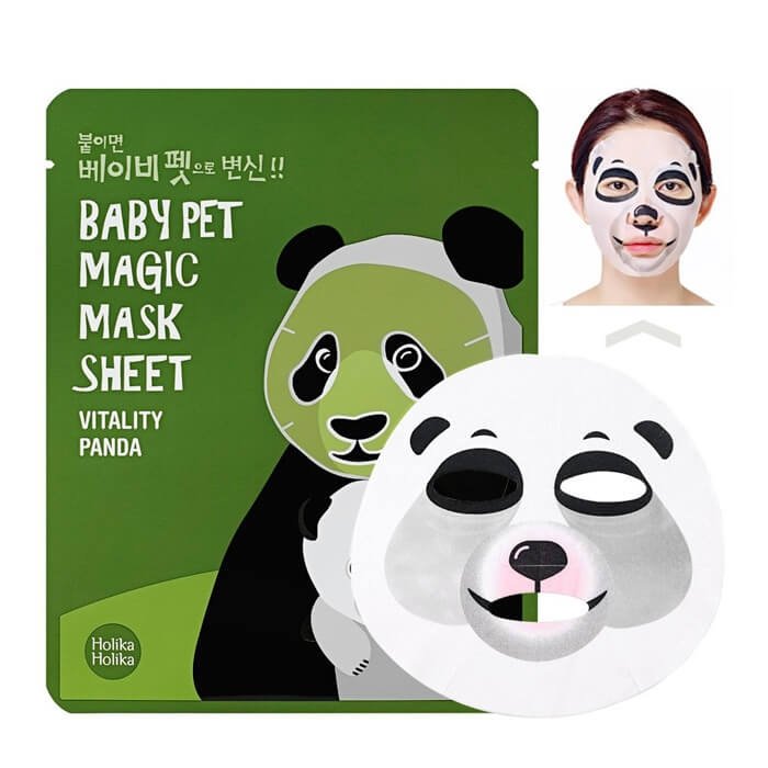 Тканевая маска Holika Holika Baby Pet Magic Mask Sheet - Vitality Panda