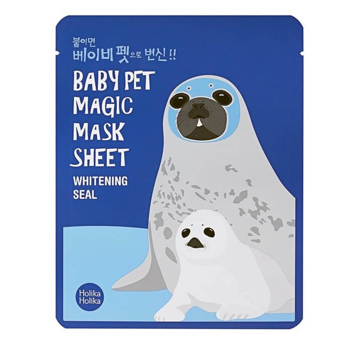 Тканевая маска Holika Holika Baby Pet Magic Mask Sheet - Whitening Seal