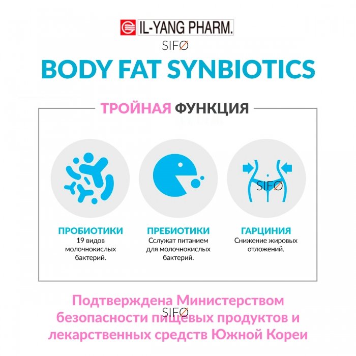 Синбиотик IL-Yang Body Fat Synbiotics 30 стиков