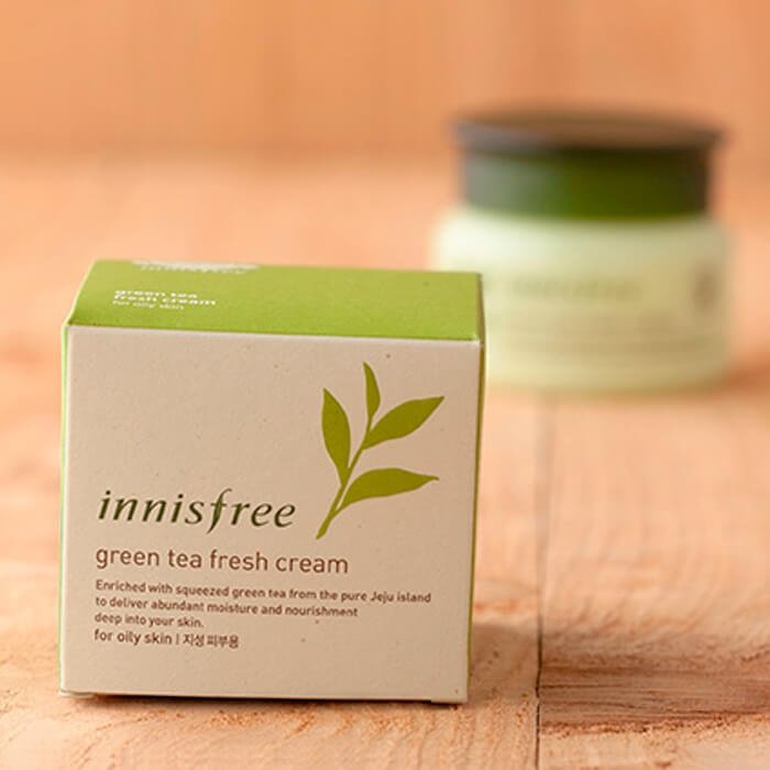Крем для лица Innisfree Green Tea Fresh Cream