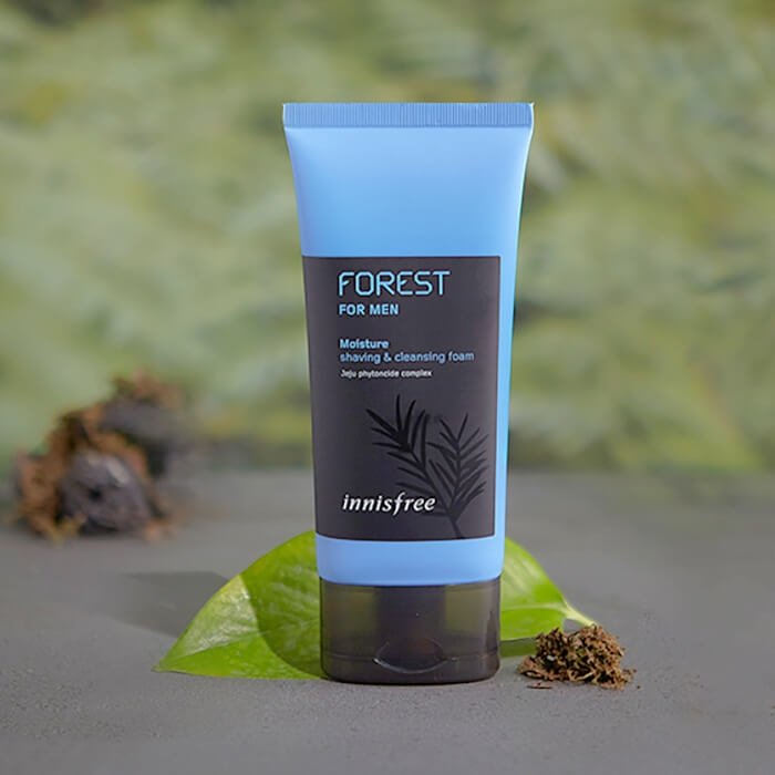 Пенка для умывания и бритья Innisfree Forest For Men Moisture Shaving & Cleansing Foam