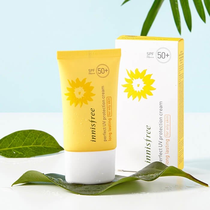 Солнцезащитный крем Innisfree Perfect UV Protection Cream Long Lasting For Oily Skin