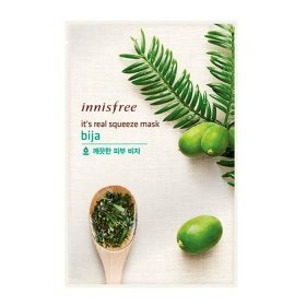 Тканевая маска Innisfree It's Real Squeeze Mask - Bija