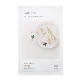 Тканевая маска Innisfree It's Real Squeeze Mask - Ginseng
