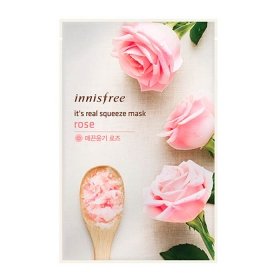 Тканевая маска Innisfree It's Real Squeeze Mask - Rose