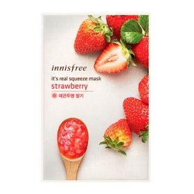 Тканевая маска Innisfree It's Real Squeeze Mask - Strawberry