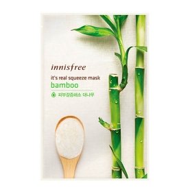 Тканевая маска Innisfree It's Real Squeeze Mask - Вamboo