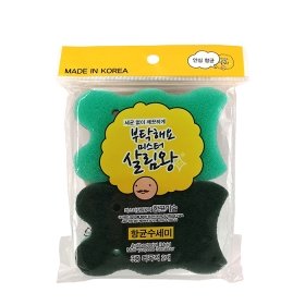 Губка для мытья посуды Insan Antibacterial 3 Fold Multi-Purpose Scrubber (2 шт.)