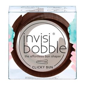 Заколка для волос Invisibobble Clicky Bun - Pretzel Brown