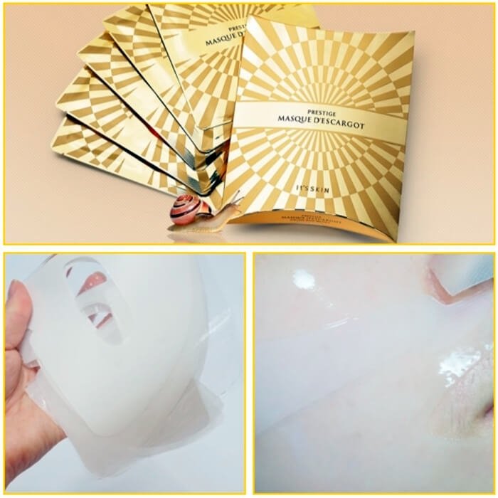 Набор тканевых масок It's Skin Prestige Masque D'escargot Set