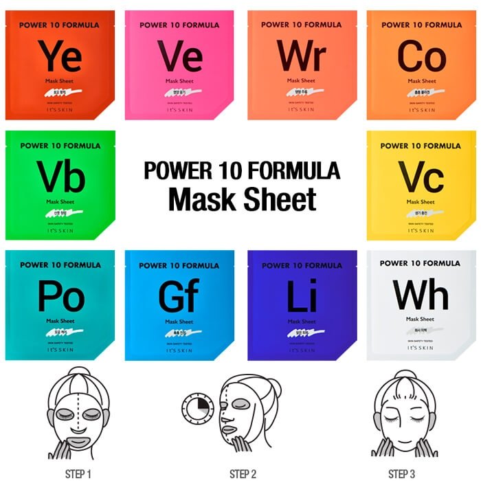 Тканевая маска It's Skin Power 10 Formula Po Mask Sheet