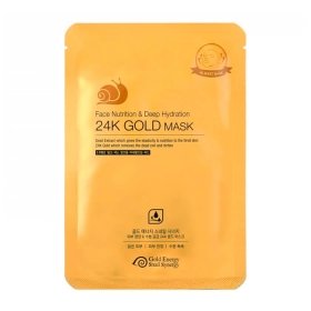 Тканевая маска J&G Gold Snail Face Nutrition & Deep Hydration 24K Gold Mask