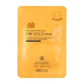 Тканевая маска J&G Gold Snail Pore Care & Moisturizing 24K Gold Mask