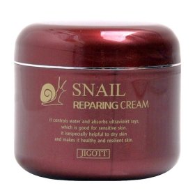 Крем для лица Jigott Snail Reparing Cream