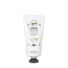 Крем для ног Jigott Snail Moisture Foot Cream