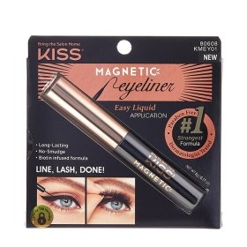 Магнитная подводка для накладных ресниц Kiss Black / Magnetic Eyeliner (KMEY01)