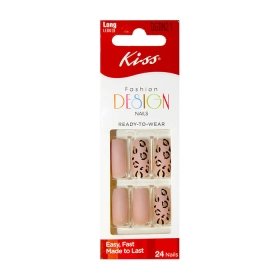 Набор накладных ногтей Kiss Fashion Design Nails (DGDN21RF)