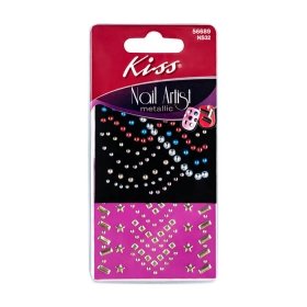 Набор стикеров для ногтей Kiss Nail Artist Metallic Stones Studs (NS32)