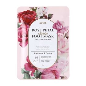 Маска для ног Koelf Rose Petal Satin Foot Mask