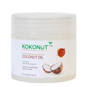 Кокосовое масло Kokonut Extra Premium Virgin Coconut Oil 100% (200 г)