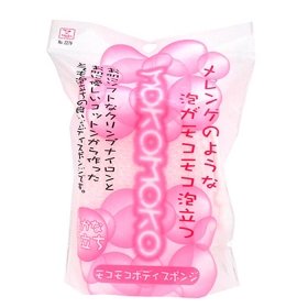 Губка для душа Kokubo Mokomoko Body Sponge Pink