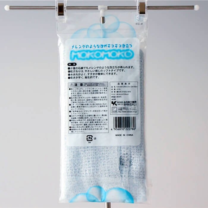 Мочалка для душа Kokubo Mokomoko Body Towel Blue