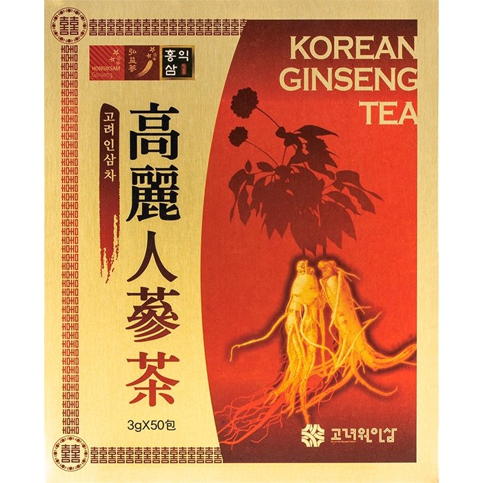 Чай с корнем красного корейского женьшеня Korean One Ginseng Tea - 50 пакетиков