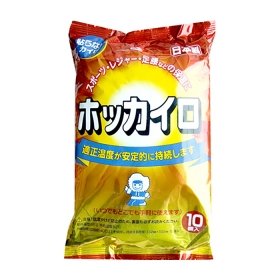 Одноразовая грелка Kowa Hokkairo Hand Warmer Pad Regular (130x95 мм, 10 шт.)