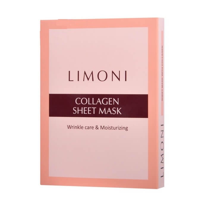 Набор масок для лица Limoni Sheet Mask With Collagen