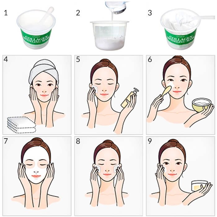 Альгинатная маска Lindsay Collagen Modeling Mask Cup Pack