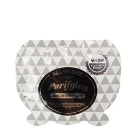 Альгинатная маска Lindsay All-in One Purifying Charcoal Modeling Mask