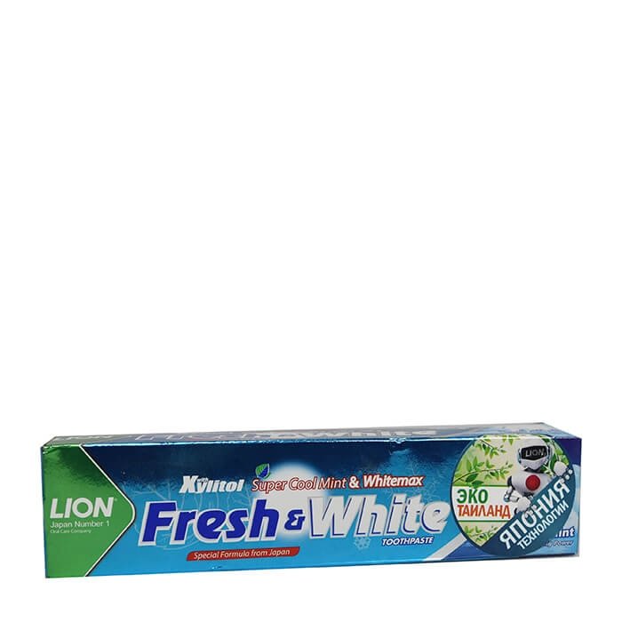 Зубная паста Lion Thailand Fresh & White Toothpaste - Extra Cool Mint (mini)