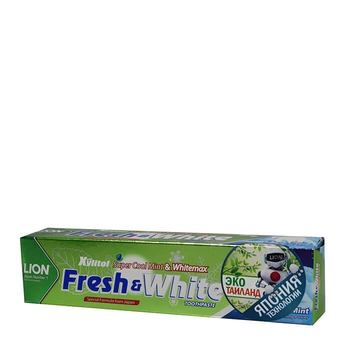 Зубная паста Lion Thailand Fresh & White Toothpaste - Fresh Cool Mint (mini)