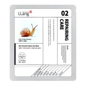 Гидрогелевая маска Llang Skin Solution Hydro Gel Mask - Snail & Red Ginseng