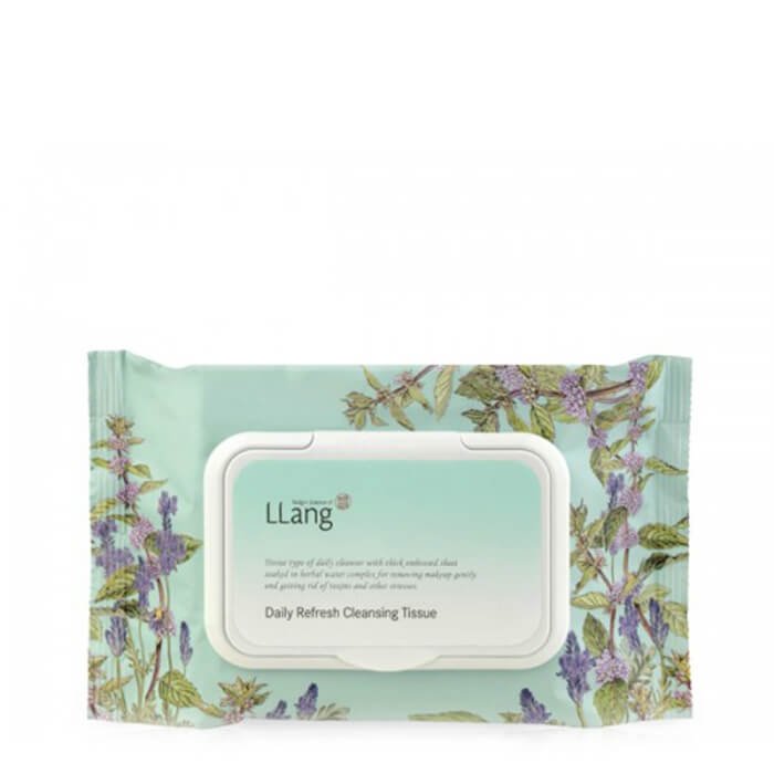 Очищающие салфетки Llang Daily Refresh Cleansing Tissue