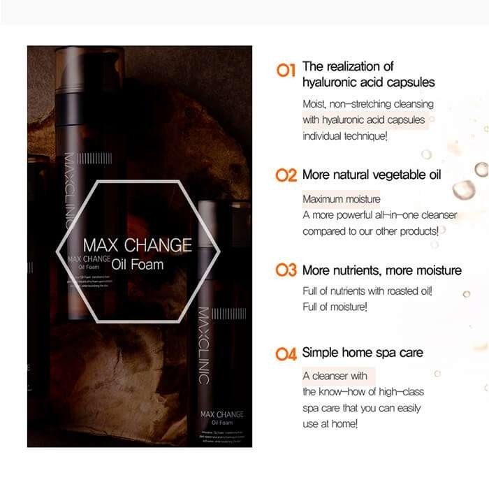 Очищающая пенка Maxclinic Max Change Oil Foam