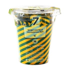 Ночная маска May Island 7 Days Secret Centella Cica Sleeping Pack (12 шт.)