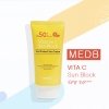 Солнцезащитный крем для лица Med:B Vitamin C Sun Block