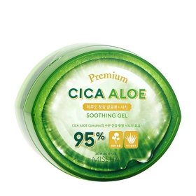 Гель с алоэ и центеллой азиатской Missha Premium Cica Aloe Soothing Gel