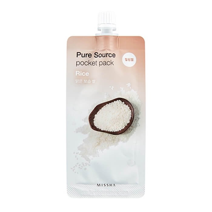 Очищающая маска Missha Pure Source Pocket Pack - Rice