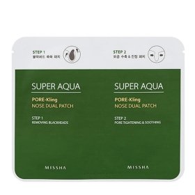 Патч для носа Missha Super Aqua Pore Kling Nose Dual Patch