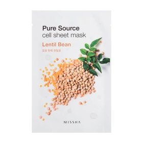Тканевая маска Missha Pure Source Cell Sheet Mask - Lentil Bean